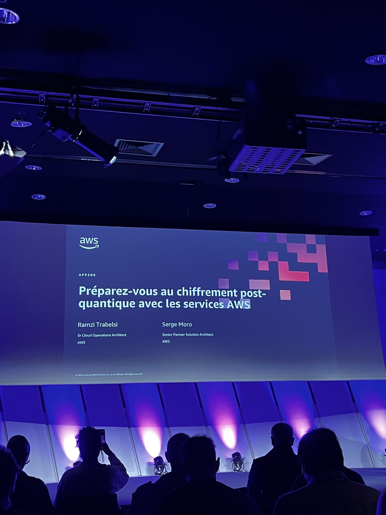 Ramzi Trabelsi speaking at AWS Summit Paris 2026